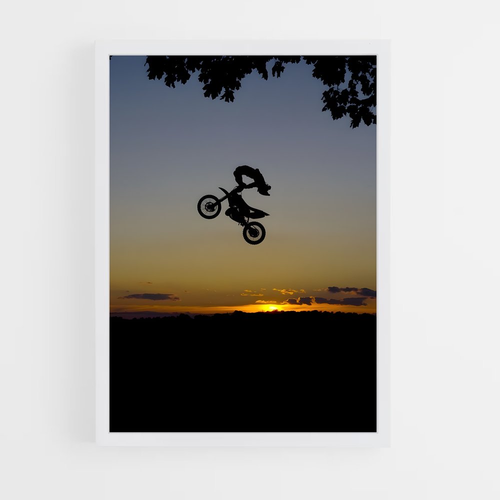 Poster Saut de l'Adrenaline – affiche Motocross freestyle (vue 3)